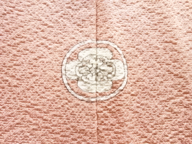  一つ紋色無地着物